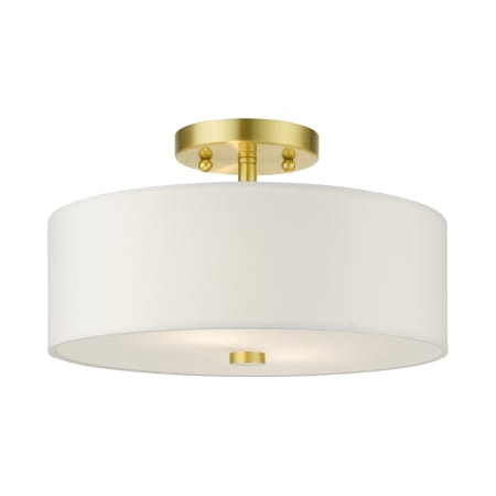 A large image of the Livex Lighting 51053 Satin Brass