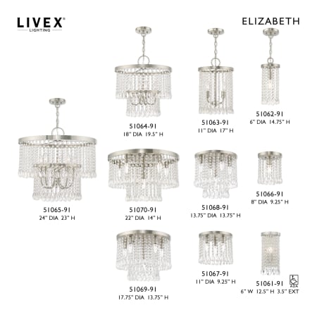 A large image of the Livex Lighting 51061 Livex Lighting 51061