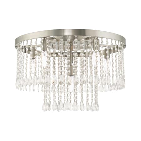 A large image of the Livex Lighting 51070 Brushed Nickel