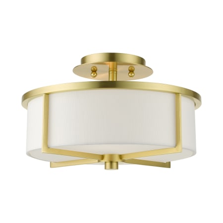 A large image of the Livex Lighting 51073 Satin Brass