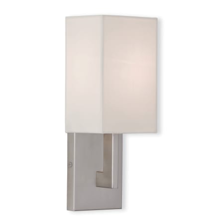 A large image of the Livex Lighting 51101 Brushed Nickel