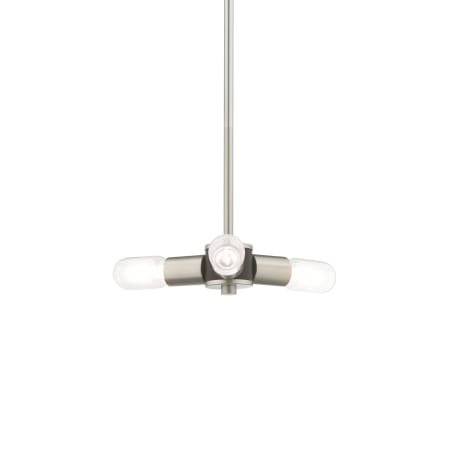 A large image of the Livex Lighting 51133 Brushed Nickel