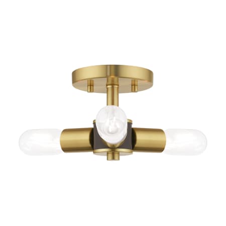 A large image of the Livex Lighting 51137 Satin Brass