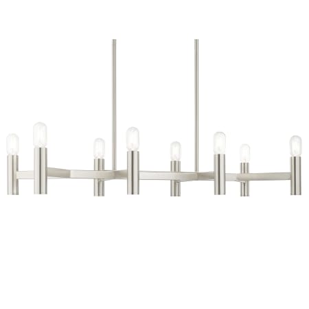 A large image of the Livex Lighting 51138 Brushed Nickel