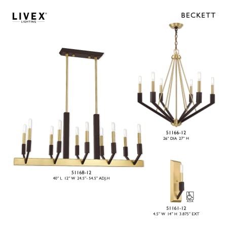 A large image of the Livex Lighting 51166 Full Collection