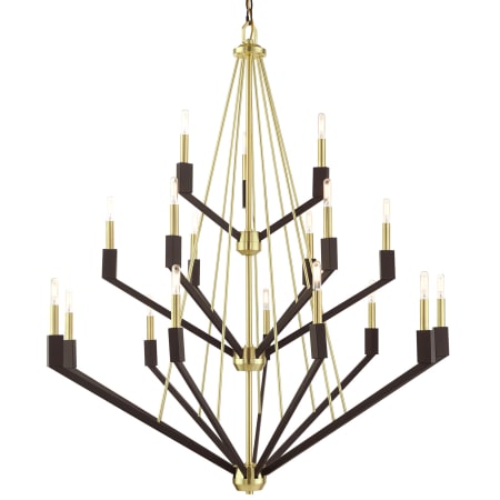 A large image of the Livex Lighting 51169 Satin Brass