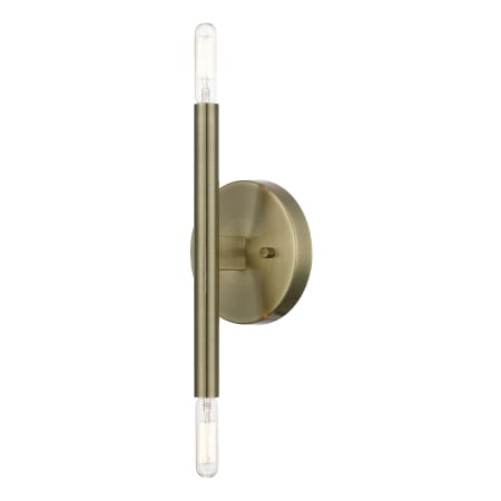 A large image of the Livex Lighting 51172 Antique Brass