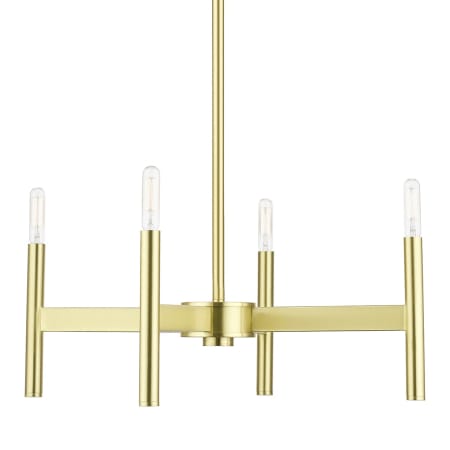 A large image of the Livex Lighting 51174 Satin Brass