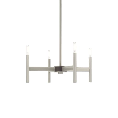 A large image of the Livex Lighting 51174 Brushed Nickel