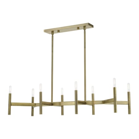 A large image of the Livex Lighting 51178 Antique Brass