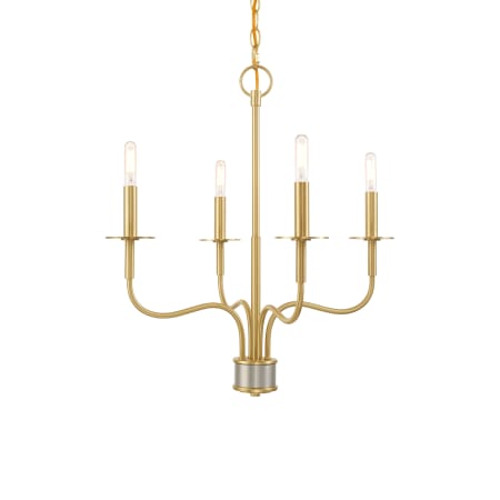 A large image of the Livex Lighting 51324 Satin Brass