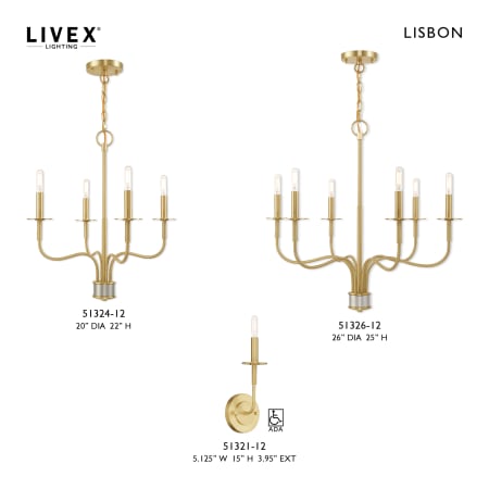 A large image of the Livex Lighting 51324 Full Collection