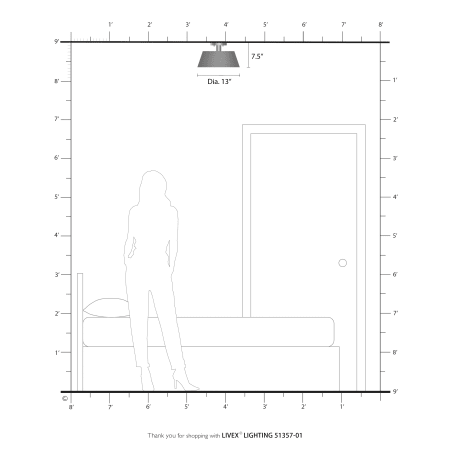 A large image of the Livex Lighting 51357 Alternate Image