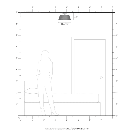 A large image of the Livex Lighting 51357 Alternate Image