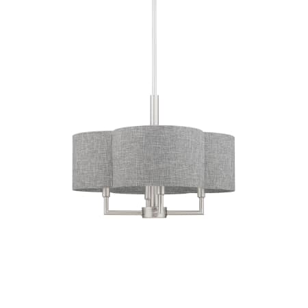 A large image of the Livex Lighting 51364 Brushed Nickel