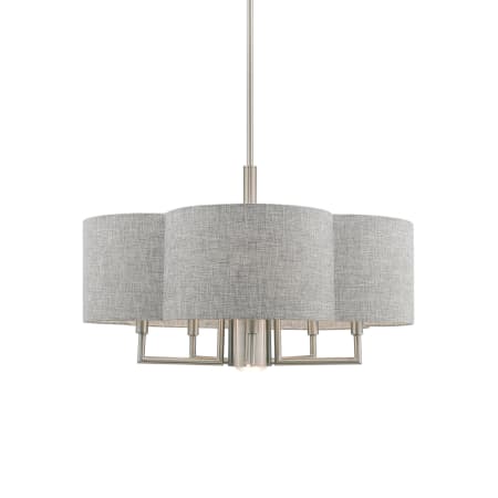 A large image of the Livex Lighting 51365 Brushed Nickel