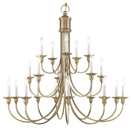 A large image of the Livex Lighting 5140 Antique Brass