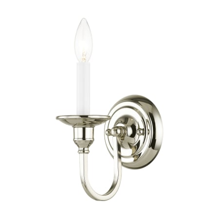 A large image of the Livex Lighting 5141 Polished Nickel
