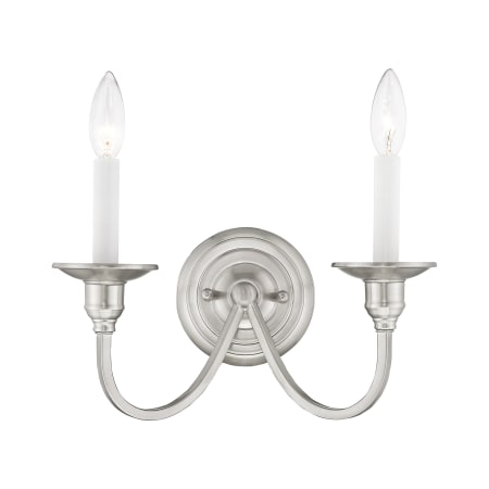 A large image of the Livex Lighting 5142 Brushed Nickel
