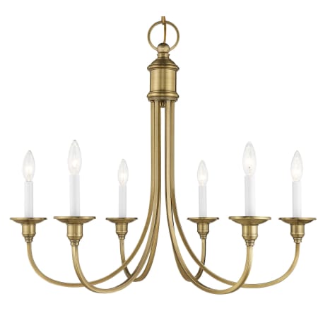 A large image of the Livex Lighting 5146 Antique Brass
