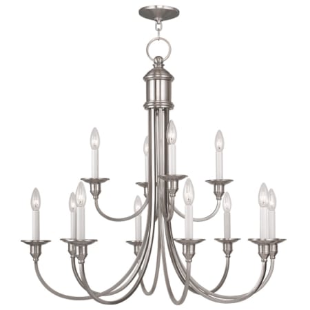 A large image of the Livex Lighting 5149 Brushed Nickel