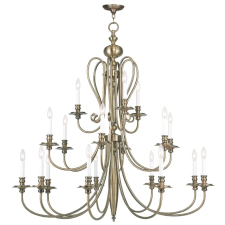 A large image of the Livex Lighting 5179 Antique Brass