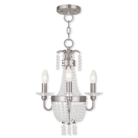 A large image of the Livex Lighting 51843 Brushed Nickel