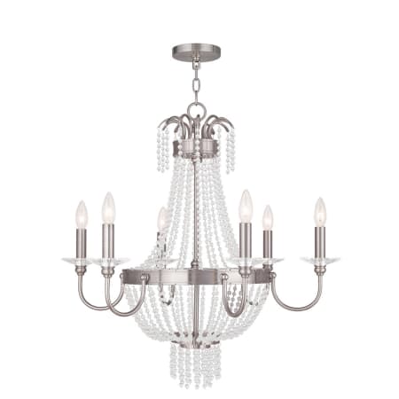 A large image of the Livex Lighting 51846 Brushed Nickel