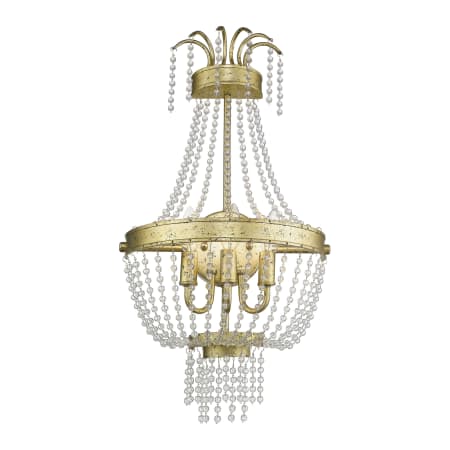 A large image of the Livex Lighting 51874 Hand Applied Winter Gold