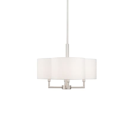 A large image of the Livex Lighting 51924 Brushed Nickel