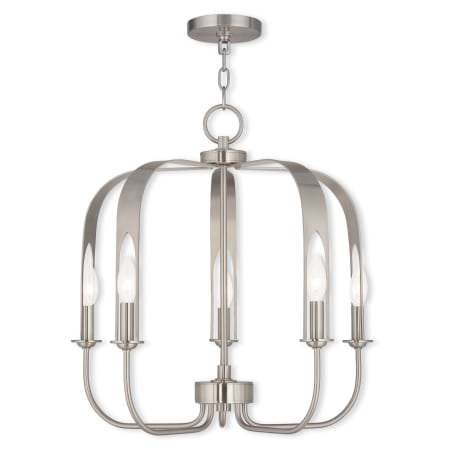 A large image of the Livex Lighting 51935 Brushed Nickel