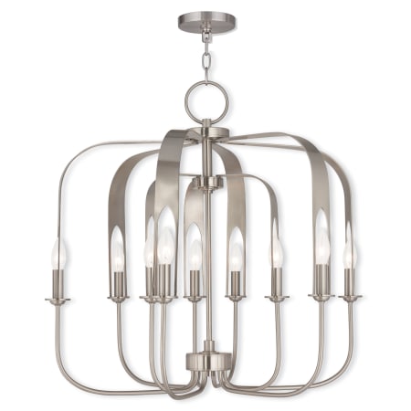 A large image of the Livex Lighting 51938 Brushed Nickel
