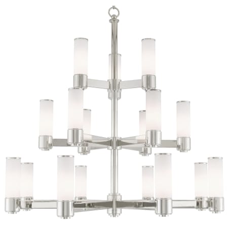A large image of the Livex Lighting 52119 Polished Nickel