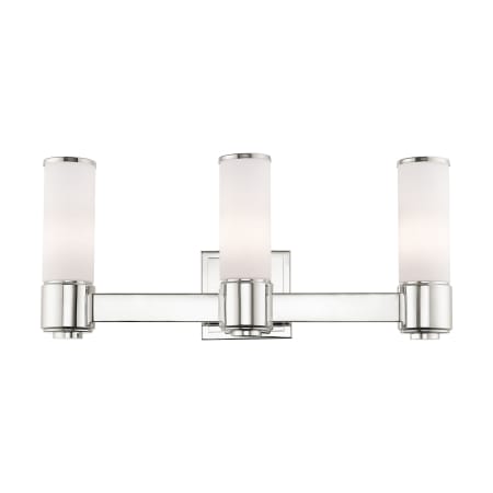 A large image of the Livex Lighting 52123 Polished Nickel