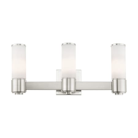 A large image of the Livex Lighting 52123 Brushed Nickel