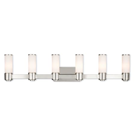 A large image of the Livex Lighting 52126 Polished Nickel