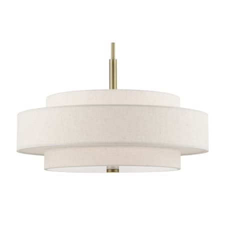 A large image of the Livex Lighting 52138 Antique Brass