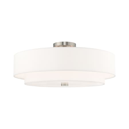 A large image of the Livex Lighting 52140 Brushed Nickel