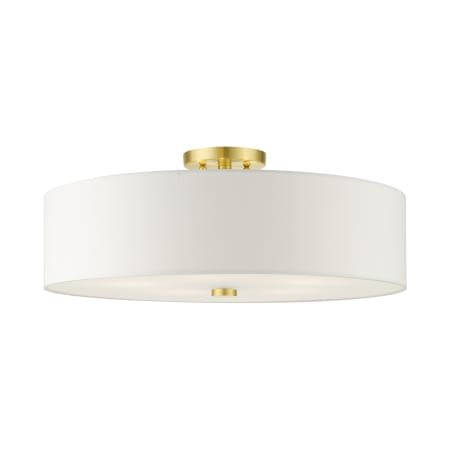 A large image of the Livex Lighting 52142 Satin Brass