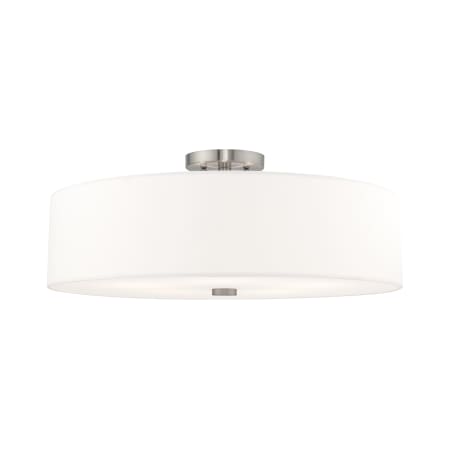 A large image of the Livex Lighting 52142 Brushed Nickel