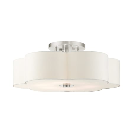 A large image of the Livex Lighting 52159 Brushed Nickel