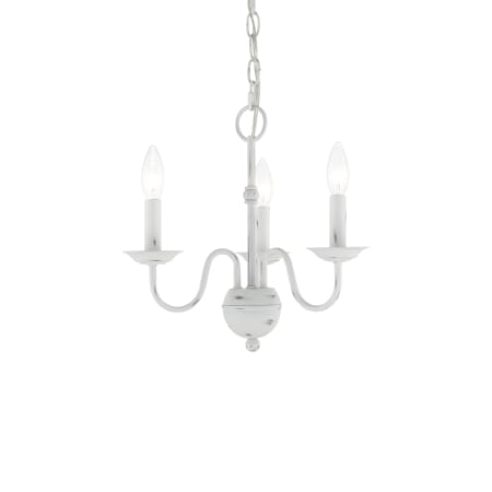 A large image of the Livex Lighting 52163 Antique White