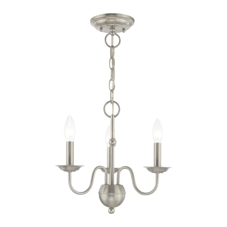 A large image of the Livex Lighting 52163 Alternate Angle (Brushed Nickel)