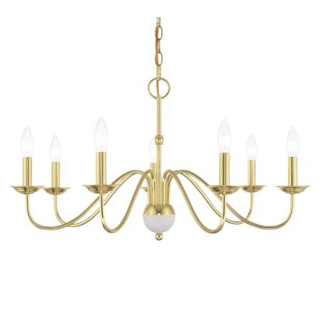 A large image of the Livex Lighting 52167 Polished Brass