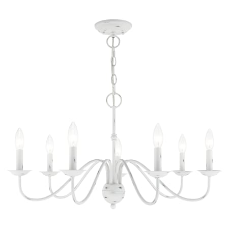 A large image of the Livex Lighting 52167 Alternate Angle (Antique White)