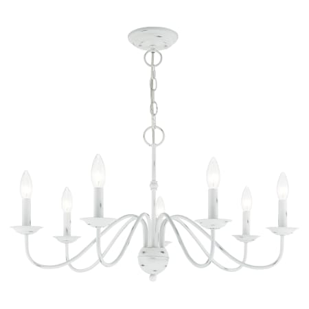 A large image of the Livex Lighting 52167 Alternate Angle (Antique White)