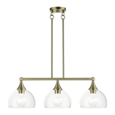 A large image of the Livex Lighting 53643 Antique Brass