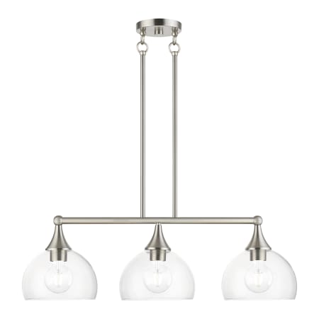 A large image of the Livex Lighting 53643 Brushed Nickel