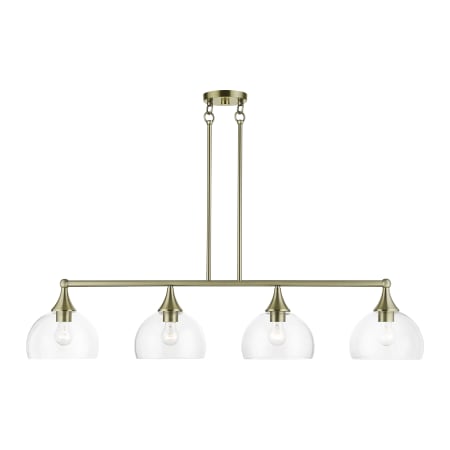 A large image of the Livex Lighting 53644 Antique Brass