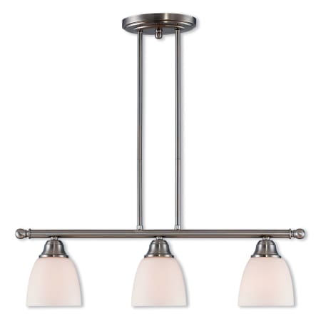 A large image of the Livex Lighting 53854 Brushed Nickel